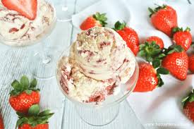 Strawberry Swirl Keto Ice Cream