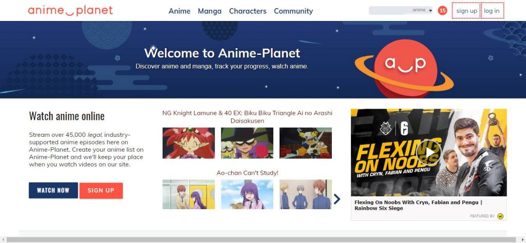 Anime-planet Best Site to Watch Anime 