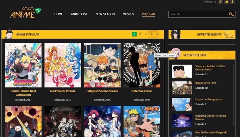 GoGoAnime Best Site to Watch Anime 