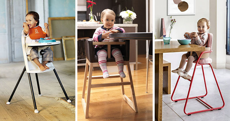 wooden high chair