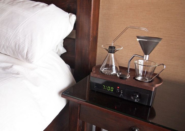 Your barista and alarm clock in one device